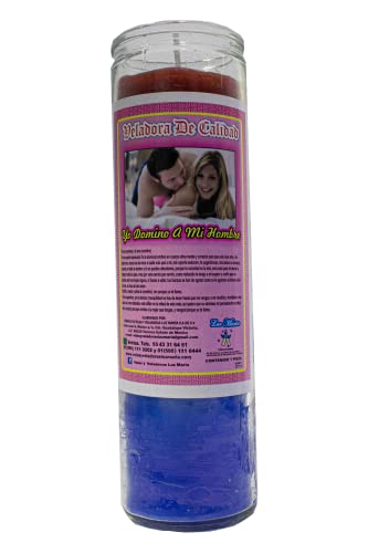 Luz Maria – Esoteric Candle I Dominate My Man – Ready to Dominate Your Man – Ritual Candle of Love and Control – Blue – 1 Unit