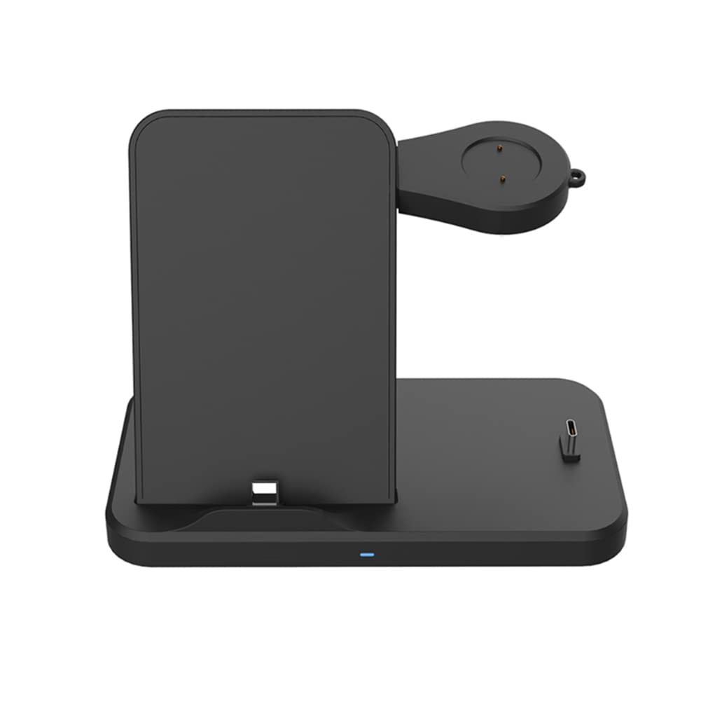 3 in 1 Phone Watch Charger Earbud Charger for HUAWEIGT 2e/GT 2/GT, HONOR Magic 2 Smartwatch Charging Dock Charging Station Power Supply Dock Stand Accessory