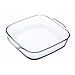Simax Glassware 7286 1.5-Quart Square Roaster Pan, Small