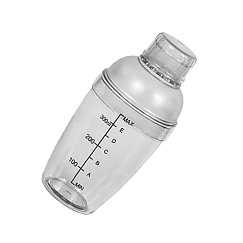 Cabilock Criba Vibradora Coctelera De Vaso Mezclador Negro Para Martini Té Con Leche y Vino Coctelera Para Cocteles Vaso Para Mezclar Mano