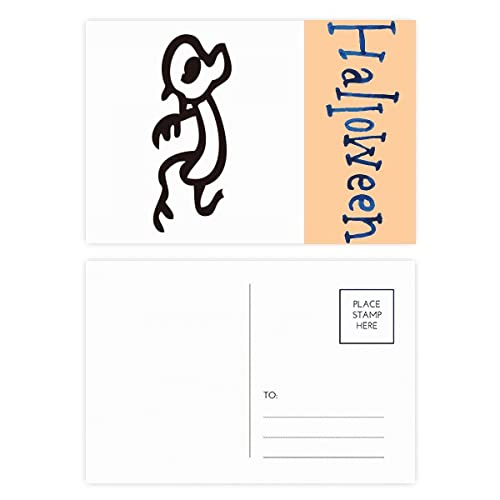 Cartes postales Singe du zodiaque par lot de 20 Bones Inscriptions