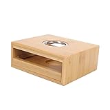 Cabilock Support Chauffant pour Théière Naturel Base de Chauffage Multifonction Tiroir p...
