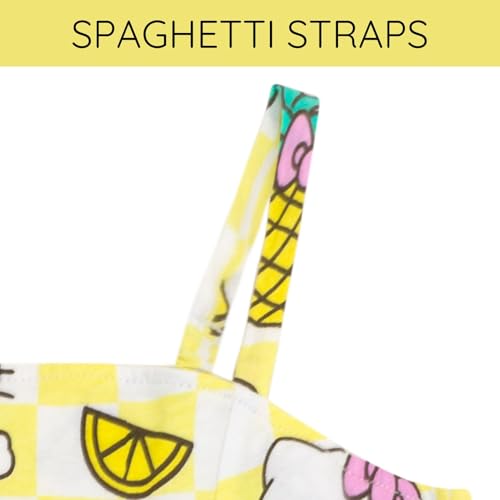 Hello Kitty Girls Square Neck Smocked Cami Dress Toddler to Big Kid Sizes (4T - 14-16)3