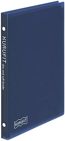 Maruman Loose Leaf Binder Set - A5 Culfit 20-Hole Notebook Binders, Blue (4-Pack)