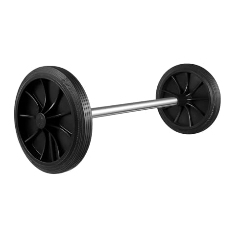 Roues de poubelle plastique YARNOW pour le calme des lieux publics