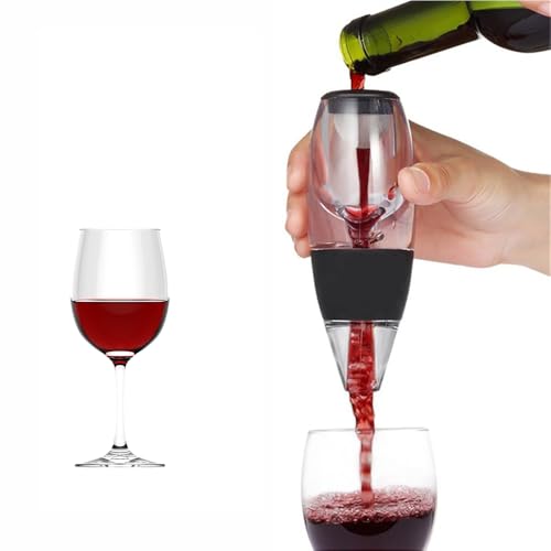 AIKARO - Aerador de ar para vinho decorativo automático com filtro e base