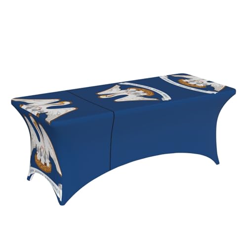 Housse de table Louisiane 1m80 nappe élasthanne extensible buffet