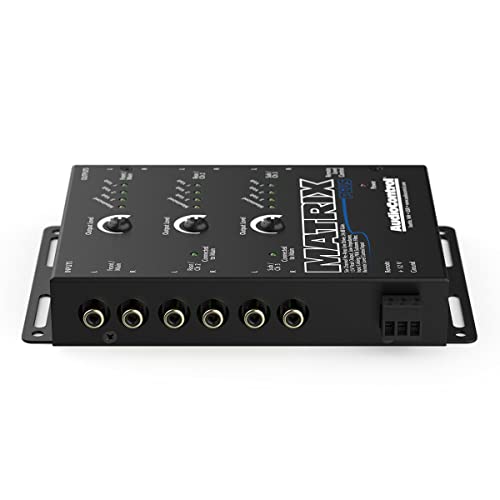 Audiocontrol Matrix Plus Black Six Channel Line Driver With Remote Level Control Input #TOP4