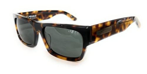 Black Flys Fly Menace Polarized Sunglasses, Shiny Tortoise Frame, Brown Lenses