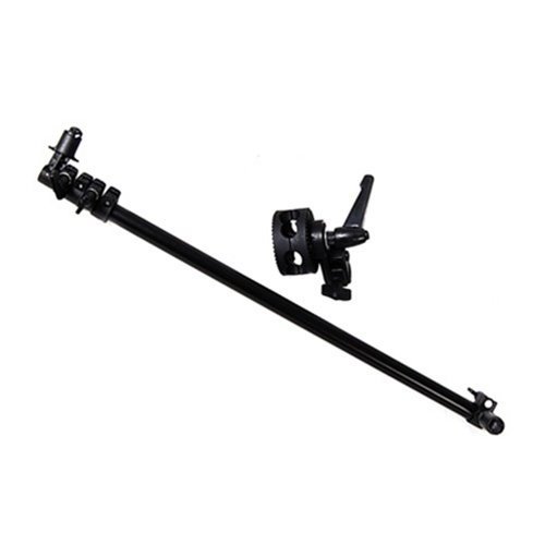 CowboyStudioPhotography Video Studio 5-Feet Extendable Reflector Holder Arm with Dual Head Clamp, H2258