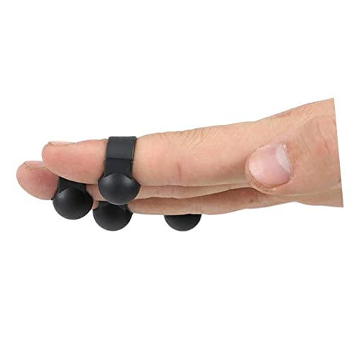 Abaodam Drum Tongue Drum Finger Sleeve Material de Silicona Negro para Instrumentos de Percusión con Dedos miniatura 3
