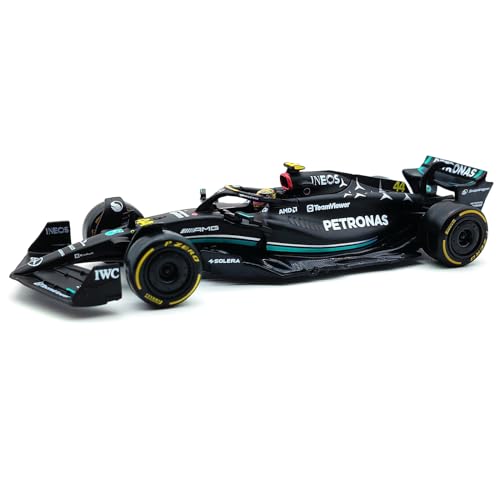Modelo Diecast 1:43 Team W14 2023 Lewis Hamilton miniatura 3