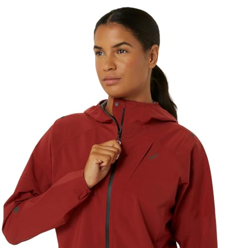 Image of ASICS Women's Polyester Blend Standard Length Standard Length Standard Length Sports Jacket