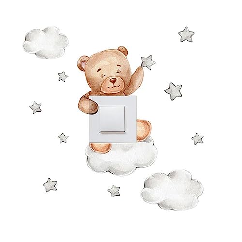 Vinilo Decorativo DOUKI Animales Acuarela para Pared miniatura 1