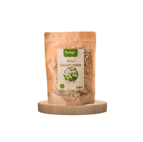 THE PEPA Dehydrated Cauliflower | Dried Cauliflower | Crunchy Indian Vegetable, Healthy Gobi Masala | Natural & Hygienically Processed | Nutritious & Flavorful | Easy to Store & Long Shelf Life | Perfect for Cooking & Munching | Machine Processed, No Additives – 50g (100g)-image-35