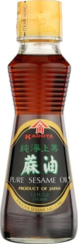 Kadoya 100% Pure Sesame Oil 5.5 oz Packaging may vary