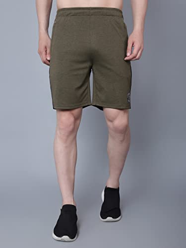 Image of John Ally Mens Gym Shorts Built with Durable Both Sider Zipper Pocket and Moisture Wicking Fabric for Workout, Yoga, Running and Lounge wear.