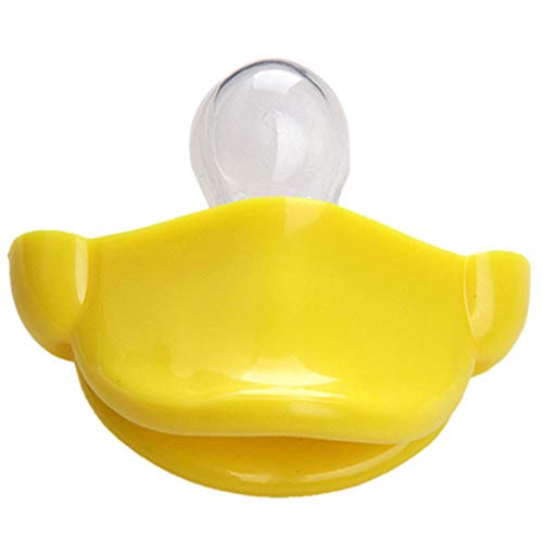 LAIMALA® Cute Duck Baby Pacifier Novelty Toddler Nipple Funny Soothers Baby Toy Gift