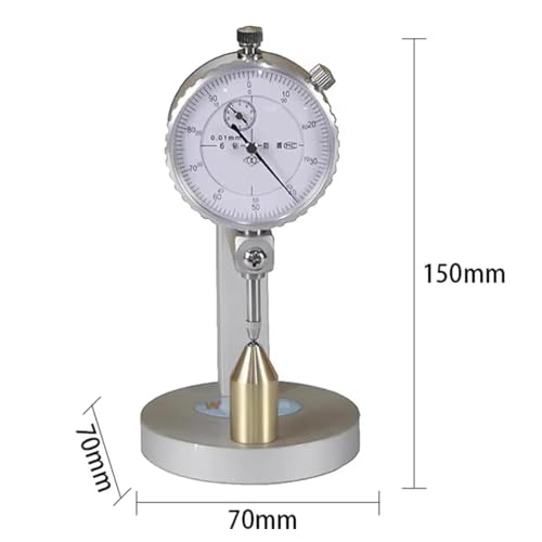 Medidor de grosor de lentes, calibrador mecánico para espesor central de lentes de 0-10 mm, precisión 0,01 mm, para ópticas y reparación de gafas miniatura 5