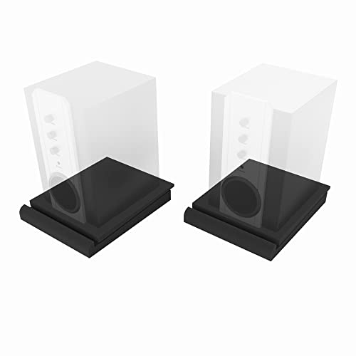 Blucoil Acoustic Isolation Pads - High-Density Foam for Sound Proofing Studio Monitors and Speakers...