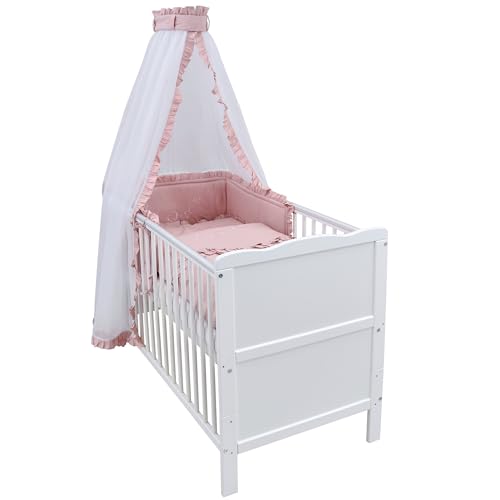 Generisch Baby Delux Babybett Komplett Set 9-TLG Kinderbett...