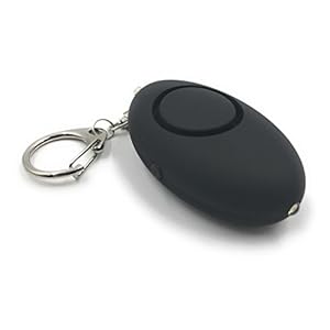 ocona Taschenalarm, Selbstverteidigung, Sirene 120dB, LED-Lampe, schwarz