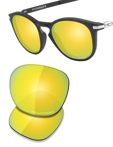 Image of SAUCER Premium Replacement Lenses & Earsocks for Oakley Pitchman R OO9439 Sunglasses