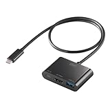 サンワサプライ USB Type C-HDMI変換アダプタ(4K/PD対応/USBハブ付き) AD-ALCPHDPD02
