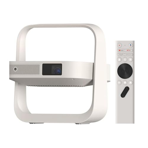 XGIMI Elfin Flip Vidéoprojecteur 1080P FHD, Netflix sous Licence, Rotation à 150°, 400 ISO Lumens, Adaptation de l'écran, 2 x Haut-Parleur 3 W intégrés, Wi-FI, Bluetooth
