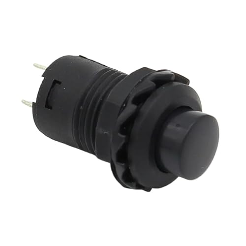 Interrupteur bouton-poussoir 12mm rouge idéal pour vos projets de bricolage et domotique