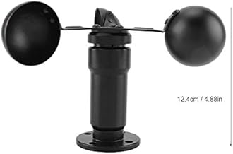 Yosoo Wind Sensor Trans, 0-5V Aluminum Alloy Tempo Sensor Anemometer for Weather Station, Three Cups Measuring Detector