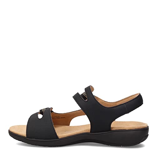 Image of Trotters Women's, Katarina Sandal Black Nubuck 8 M