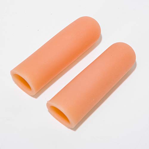menolana 2 Pares De Silicone Dedos Tampa Tampa Tubos Polegar Protetor Tala Antiderrapagem - Pele