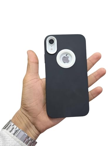 Image of Premium Candy Case for iPhone XR | Soft TPU Slim Back Cover | Shockproof Protective Case with Camera Guard | Lightweight Anti-Slip Grip Phone Cover - Black
