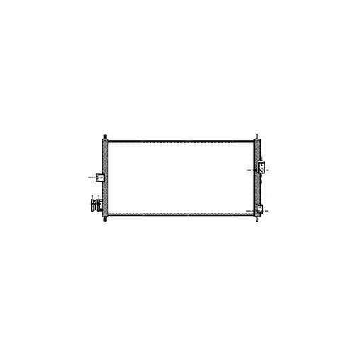 VAN WEZEL 13005270 Condensador aire acondicionado sin secador Compatible con NISSAN PRIMERA Ranchera familiar WP12 ALMERA II Hatchback N16 PRIMERA Hatchback P12 Almera II Berlina N16 PRIMERA P12