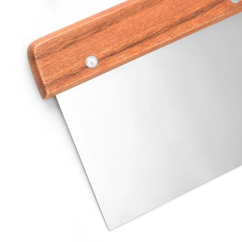 Cuchillo de pastelería de acero inoxidable y mango de madera con equilibrio perfecto 8