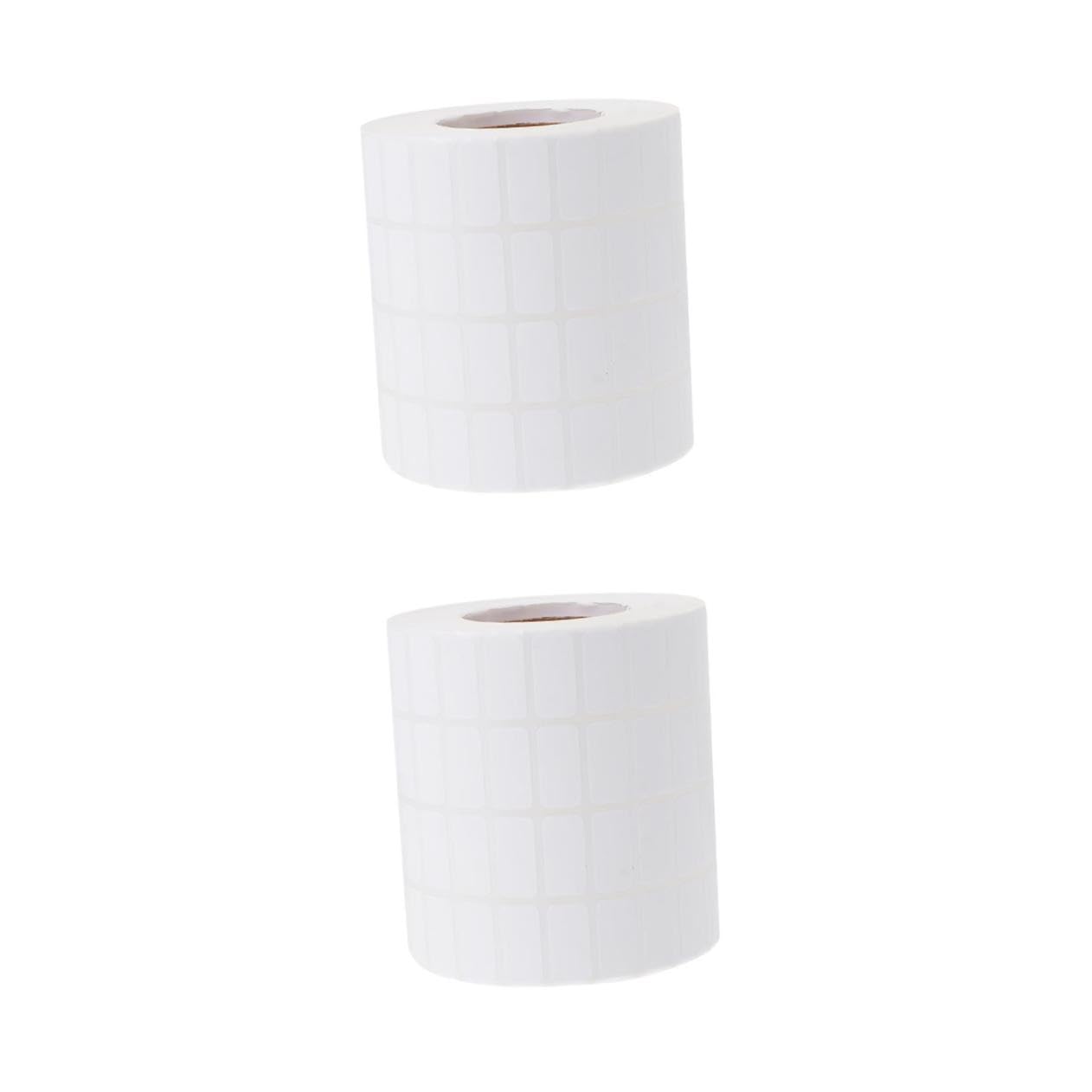 TEHAUX Lot De 2 Rouleaux D'Étiquettes Autocollantes Pour Conteneurs De Stockage Étiquettes Adhésives Étiquettes Inscriptibles Étiquettes Numérotées Autocollants De