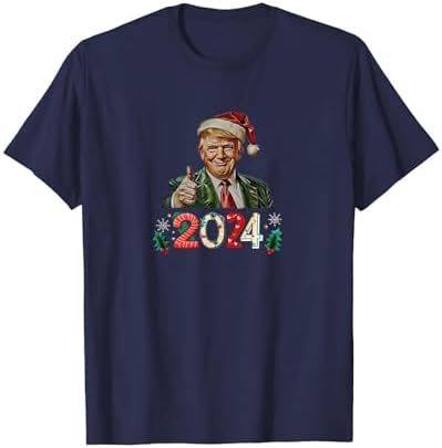 Men Women Trump Shirt Short Sleeve MAGA T-Shirt Trump Christmas Shirts Patriotic Shirts Trump 2024 Tshirt