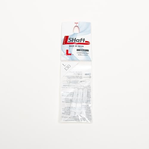 Image of L-style L-Shaft Locked Dart Shafts - Lightweight Nylon Shafts for Soft Tip & Steel Tip Darts - Set of 3