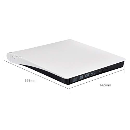 Graveur CD/DVD externe Blu-Ray USB 3.0 ultra-rapide compatible disques 4K et double couche - 6