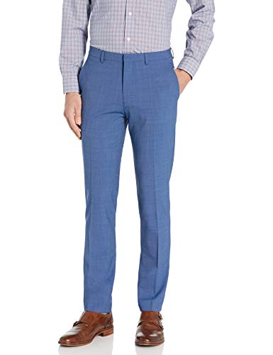 Cole Haan Men's Stretch Suit Separate Pants, Medium Blue, 36Wx30L