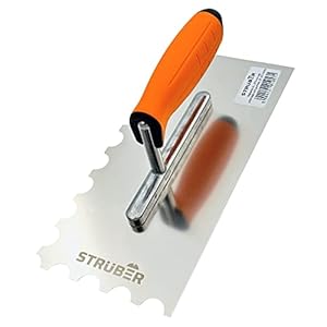 STRÜBER Halbrunde Zahnkelle Profi Zahnglättekelle