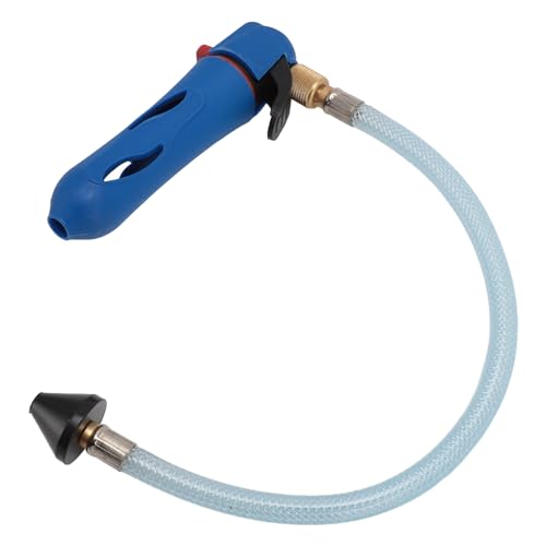 Threaded Drain Gun,ABS Brass CO2 Cartridge Air Conditioner Spray Gun Portable Condensate Pipe Cleaner with Hose for Home Blockage (Blue)