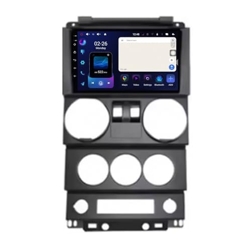 Pantalla táctil de 7 pulgadas con Bluetooth y Mirror Link para Jeep Wrangler 2008-2010