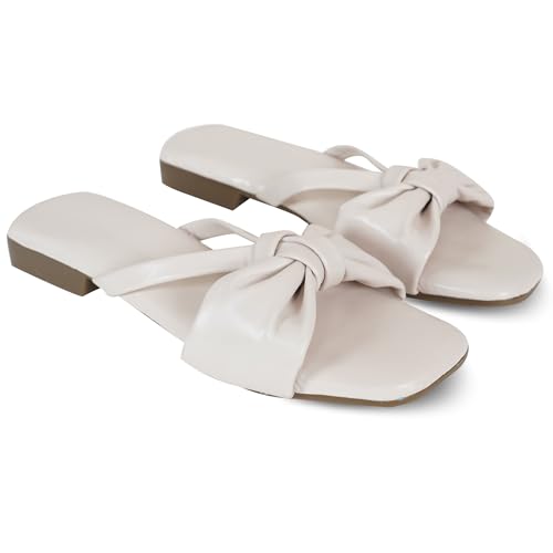 Image of DFR Women Casual Cushioned Flat Slippers Woman