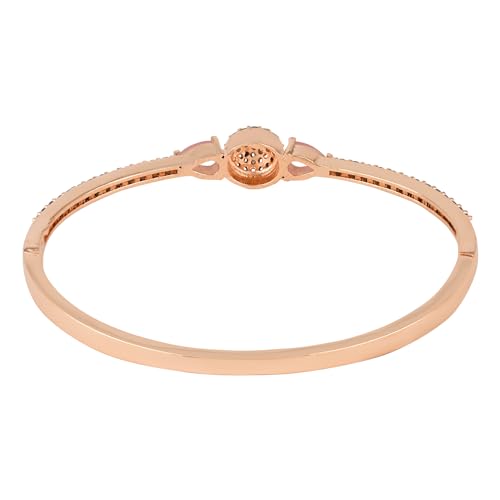 Image of I Jewels Stylish Cubic Zirconia American Diamond Adjustable Bracelet For Women