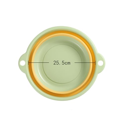 Image of Potency Collapsible Wash Basin with Drain Plug & Strainer, Foldable Dishpan for Kitchen Sink, Portable Dish Washing Tub for RV, Camping, BBQ, Marine, Fruit & Vegetable Washing