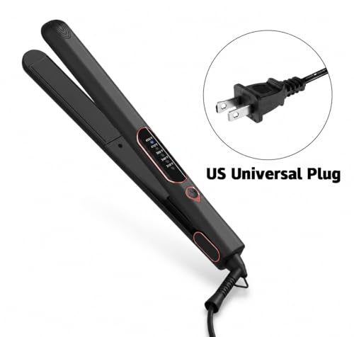 Plancha para el cabello con control de temperatura y rizado miniatura 2