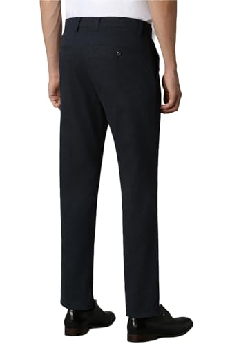 Image of Louis Philippe Men's Slim Fit Mid Rise Pants