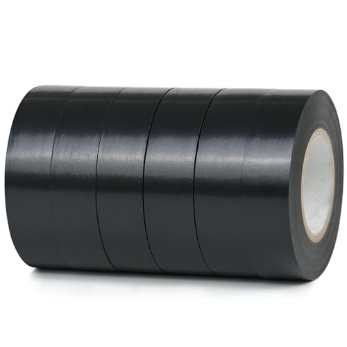 Cinta eléctrica negra PVC CHUANGSEED de 19mm x 20m para cables
